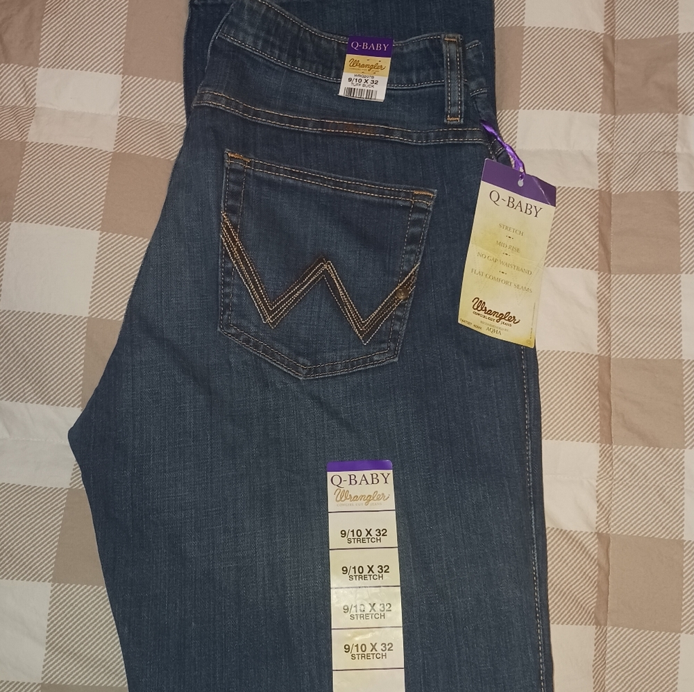 Wrangler Q Baby Riding Jeans.